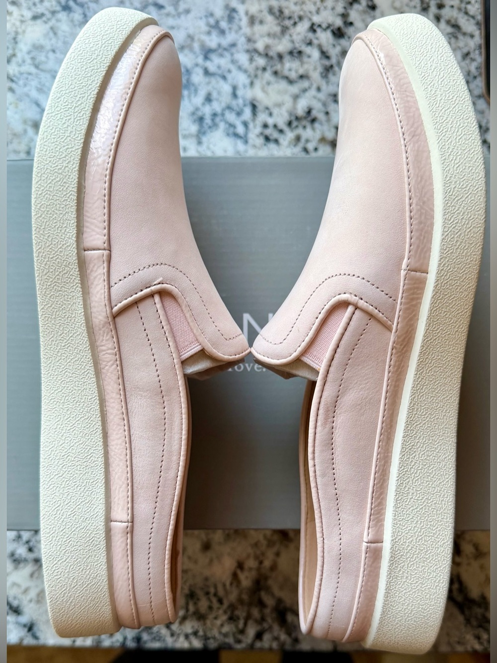 Vionic Pale Peony Pink Nubuck Leather Slip-On Mule_Sz 8M - Picture 3 of 10